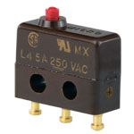 Honeywell Basic Switch; Pin Plunger; SPDT; 5A; 250VAC; Silver Contacts